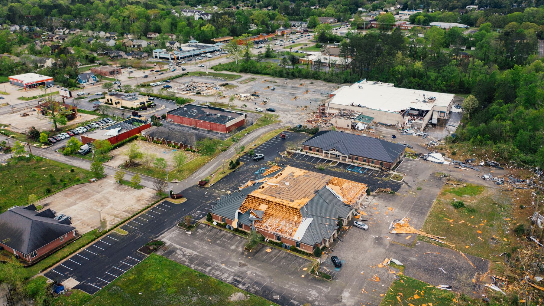 Aerial imagery for Storm and insurance documentation